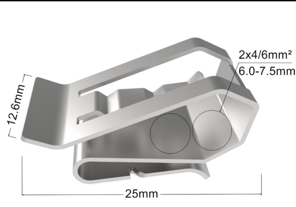 Kabelklämma rostfri SUS304 - KABELKLÄMMA ROSTFRI SUS304 PKS1325EC