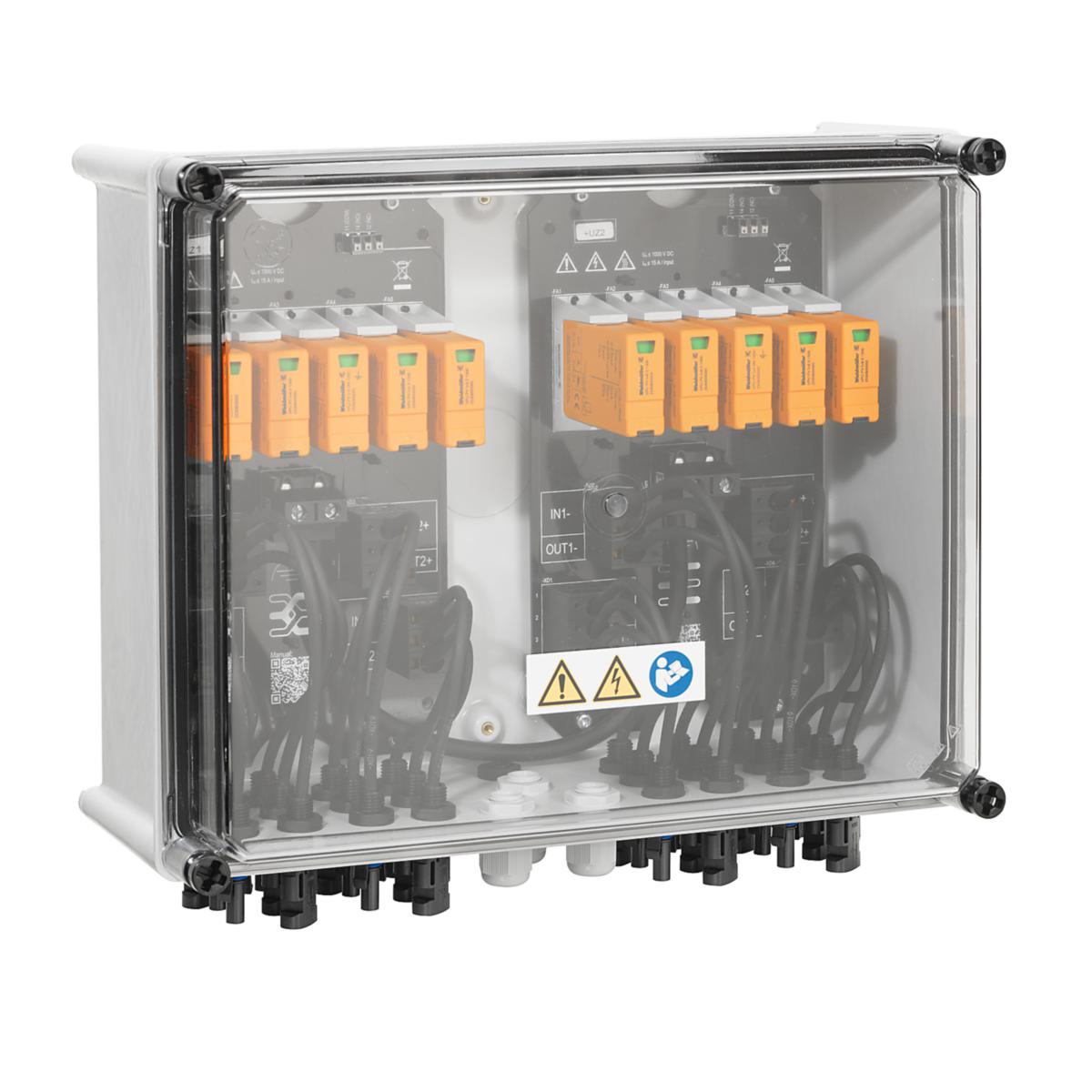 Låda 4 MPPT 2in/1ut WM4C - LÅDA 4 MPPT, 2 IN/1 UT, WM4C PVN1M4I4SXFXV1O1TXPX10
