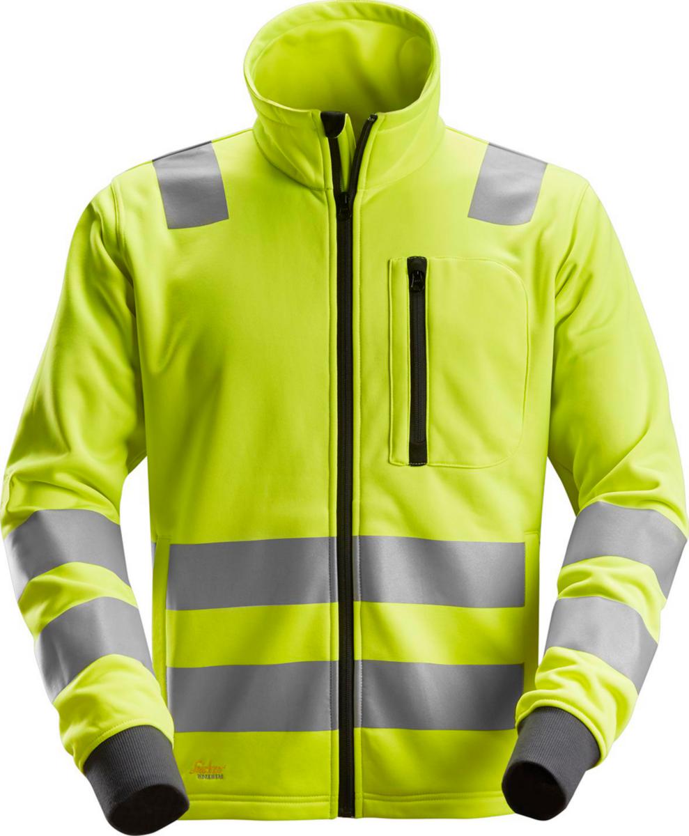 Fleecejacka Snickers 8036 Allround - FLEECEJACKA SNICKERS 8036 GUL VARSEL KL3 ALLROUND STL L