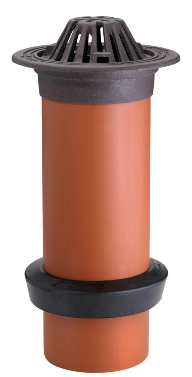Betäckning kupolsil L-65-D, Uponor - L-65 D TELESKOPBETÄCKNING F TILLS.BRUNN. KUPOLSIL M LÅS