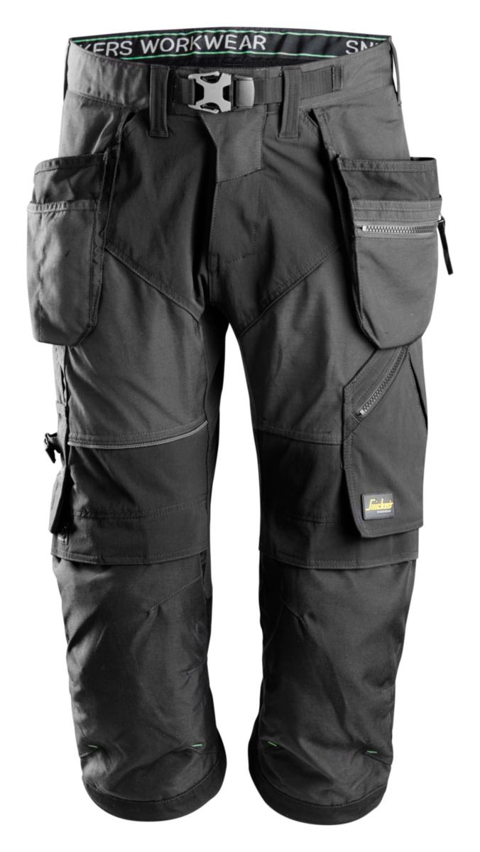 Piratbyxa Snickers 6905 FlexiWork - PIRATBYXA SNICKERS 6905 GRÅ/ SVART STRETCH FW HF STL 56
