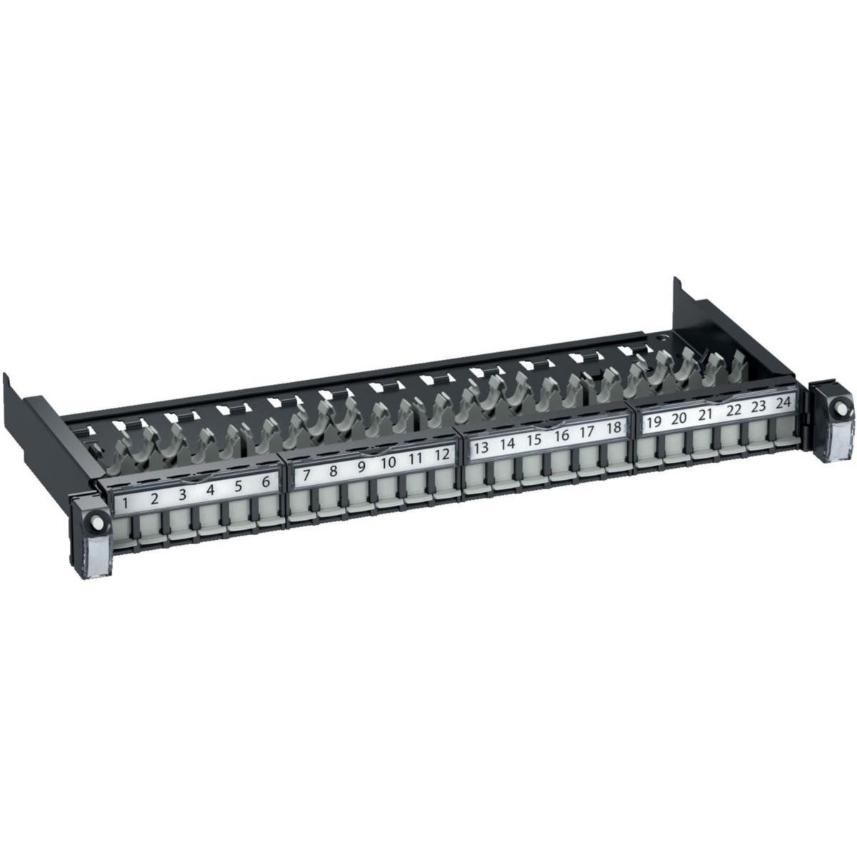 Patchpanel S-One DPM Advance  Actassi, Schneider-Electric - PATCH-P 24X S-ONE MF 1H S ONE