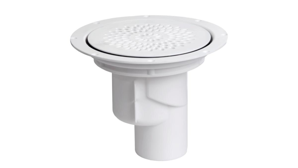 Golvbrunn med bottenutlopp, Pipelife - GOLVBRUNN AV PLAST 75MM MED BOTTENUTLOPP, PIPELIFE