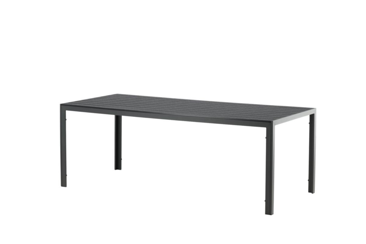 Matbord, Break - MATBORD BREAK ALUMINIUM/ AINTWOOD SVART 205X90 CM