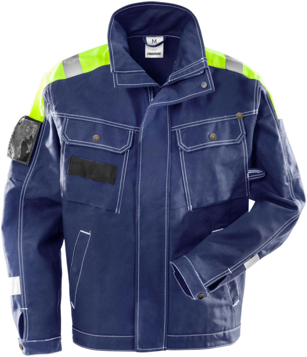 Jacka Fristads 447 FAS - JACKA FRISTADS FAS-447 14 MARIN/GUL STL M