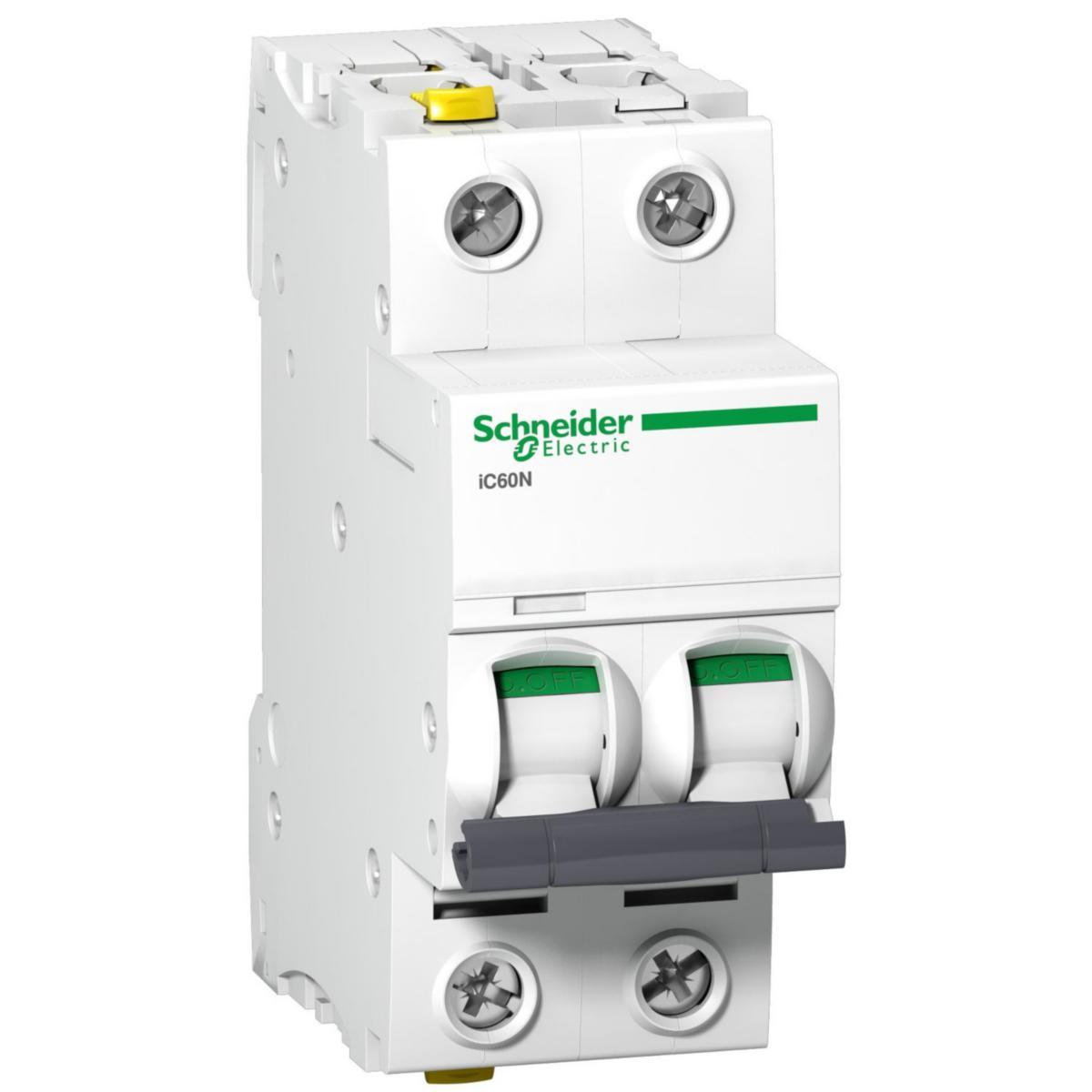Minibrytare iC60N 2-poliga 6kA B - MINIBRYTARE IC60N 2P B2A A9F03202