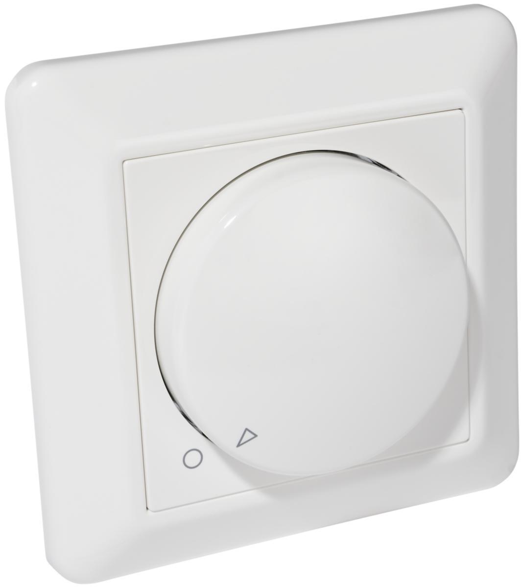 Dimmer för glödljus, halogenlampor 230 V och lågvoltshalogen, 2-polig, dimmertyp 315 GLE/2-Pol, Elko RS - DIMMER RS 315GLE/2-POL GLÖDLJUS ELEKTRONISK TRAFO
