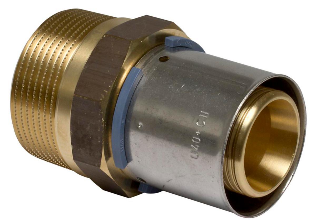 Presskoppling DR utvändig gänga, Uponor - UPONOR DR UTV GÄNG 40xG1 1/2 PRESSKOPPLING