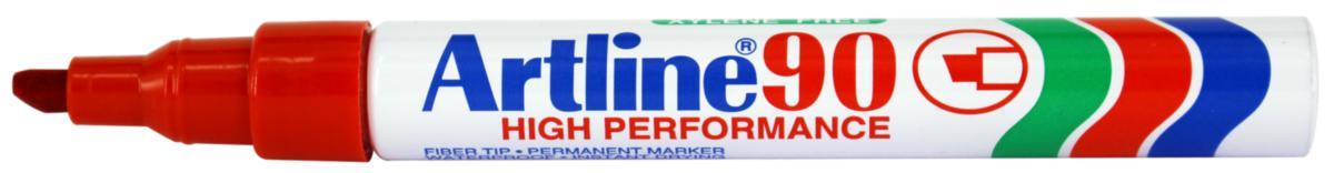 Märkpenna Artline 90 - MÄRKPENNA ARTLINE 90 RÖD 2-5MM SKUREN SPETS