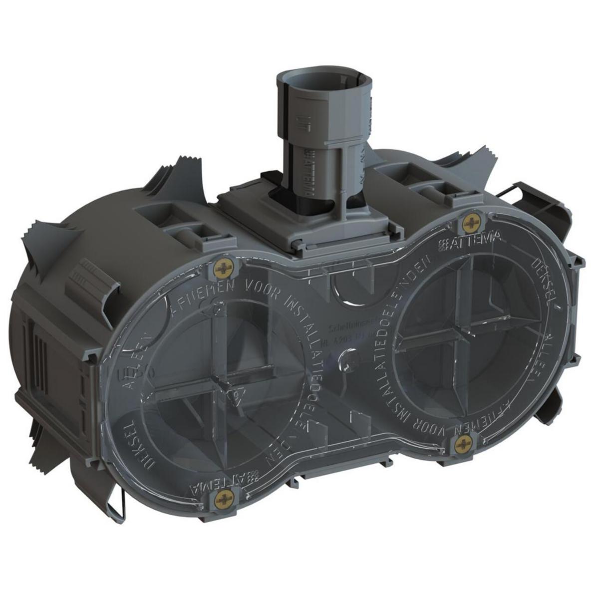 Spårdosa U50 Dubbel, Attema - SPÅRDOSA DUBBEL U50 ATTEMA AT1144.01