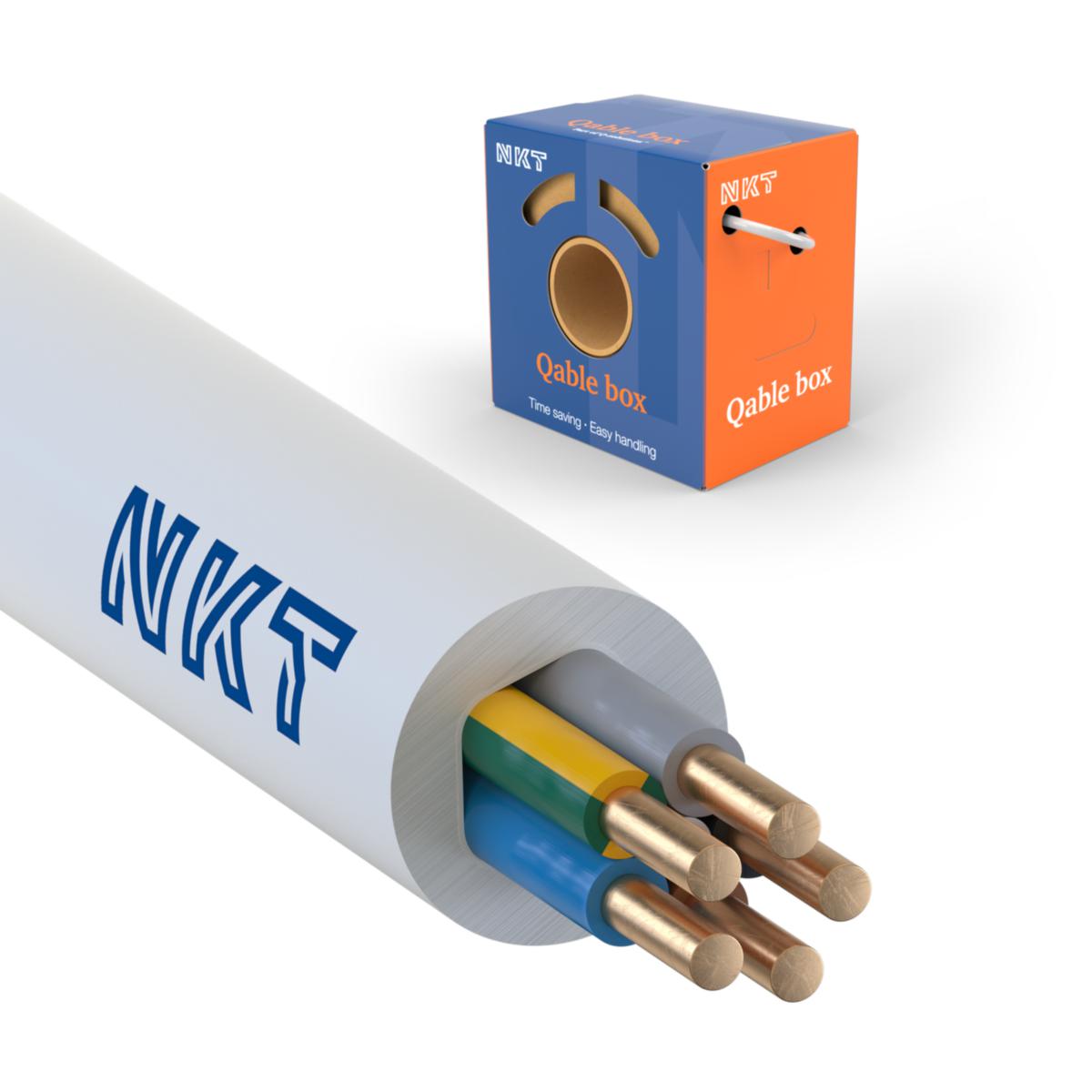 Installationskabel EXQ-Xtra 300/500V Dca, Nkt - EXQ XTRA 5G2.5 X25 (*7)