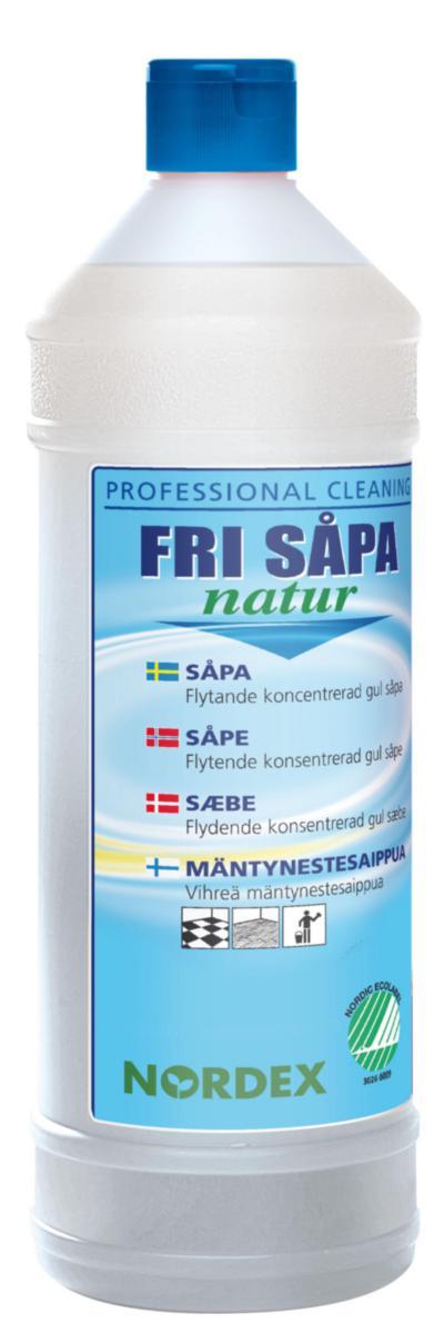 Rengöring Fri Såpa Natur - RENGÖRING FRI SÅPA NATUR NORDEX GUL 1 L SVANENMÄRKT