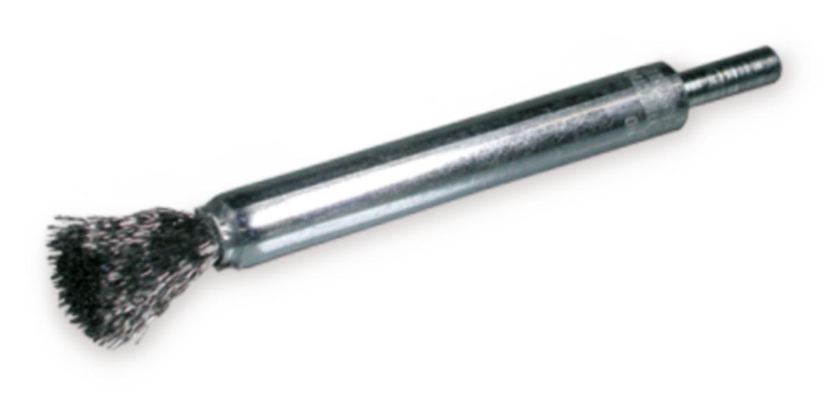 Ändborste Osborn Superior, Krusad tråd - ÄNDBORSTE OSBORN D10/T6 0.20 ROSTFRI LÅNG MOD