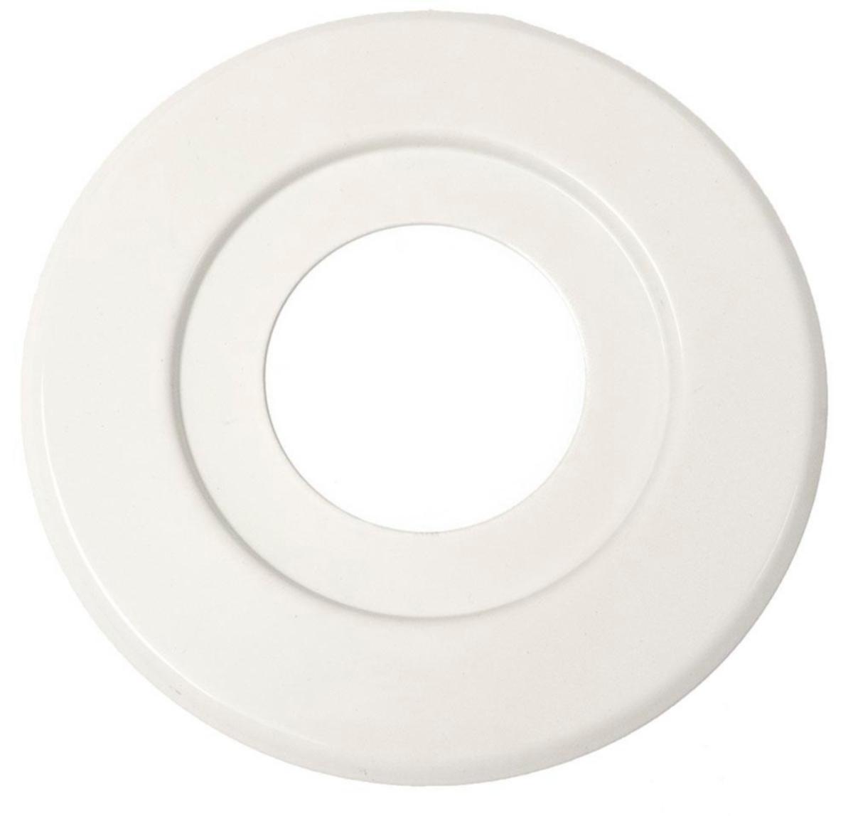 Plana brickor för sprinklerhuvud - TÄCKPLATTA M. HÅL 5 TUM VIT 127MM DIAM. 50MM HÅL