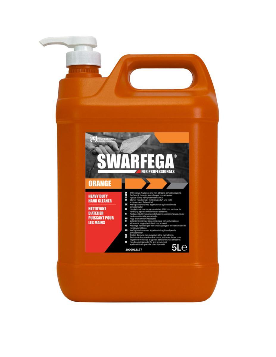 Handrengöring Swarfega ORANGE - HANDRENGÖRING SWARFEGA ORANGE GROVTVÅL 5L PUMP