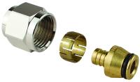 FPL-X Kopplingsset förkromad PEX DR, Uponor