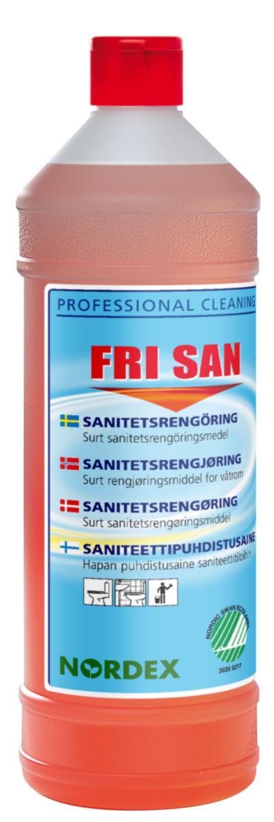 Rengöring Nordex Fri San - RENGÖRING SANITET FRI SAN NORDEX 1L SVANENMÄRKT