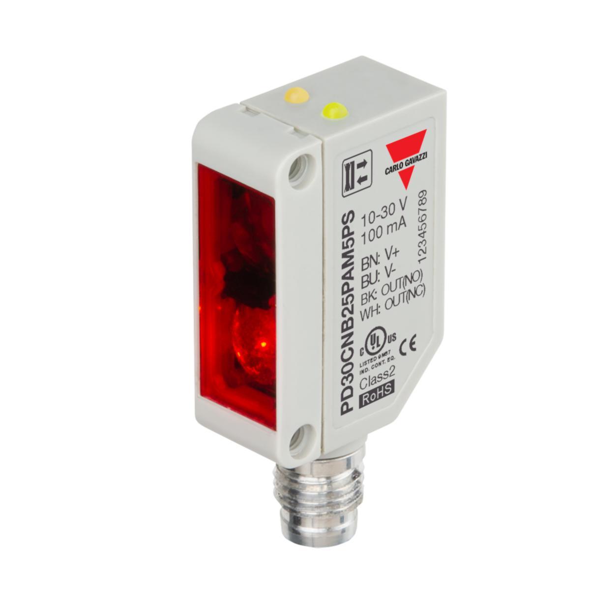 Fotocell PD30 - FOTOC 250MM BGS SPOT PNP PLUGG PD30CNB25PAM5PS