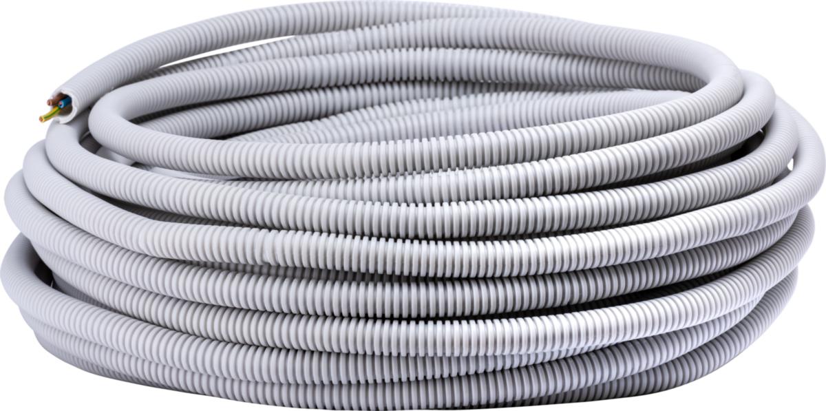 Flexrör Draflex, med fördragen EK-kabel Eca - FLEXRÖR 16MM MED EK3G1.5 25M