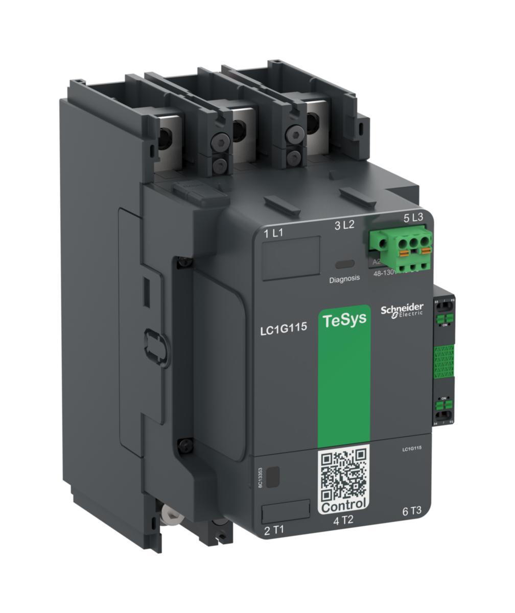 Kontaktor TeSys Giga 3-pol Standard - KONTKR 185 STD 3P 100-250VACDC LC1G185KUEN