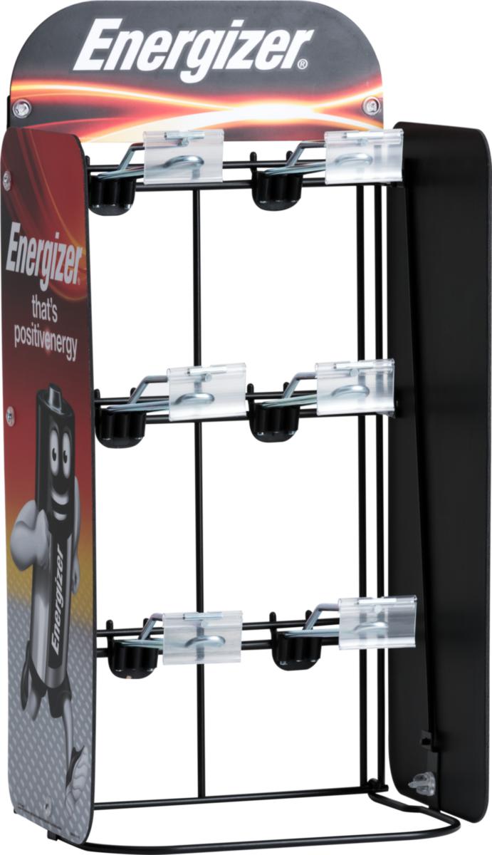 Batteriställ, 2x3 spjut för bord/disk, Energizer - BATTERISTÄLL BORD 2X3 SPJUT ENERGIZER