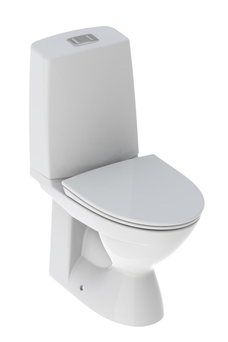 Ifö Vinta wc-stol - IFÖ VINTA WC RIMFREE SKRUVHÅL DOLT S-LÅS,S-C SITS, 4/2 LITER