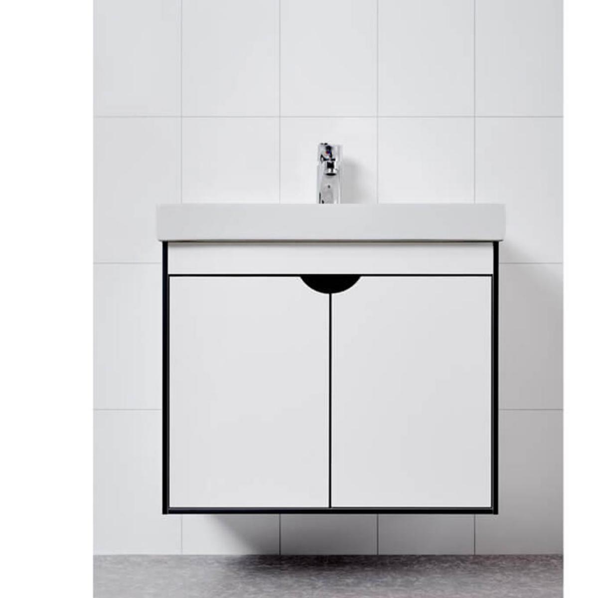 Kommod Skåform Fovere - KOMMOD SKÅFORM FOVERE 600 MM 592X480MM DJ 435 MM SVART KANT