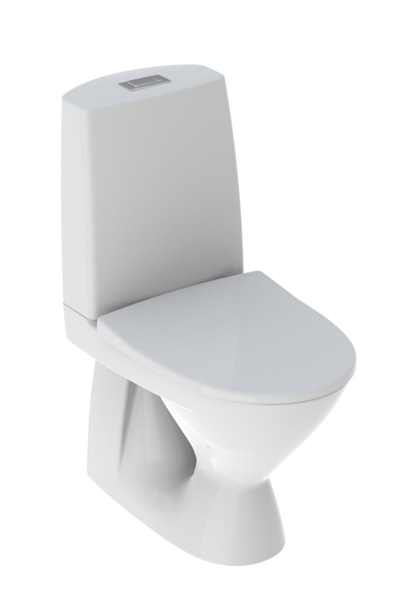 Ifö Pala wc-stol - IFÖ PALA WC LIM, S-LÅS MED MJUKSITS