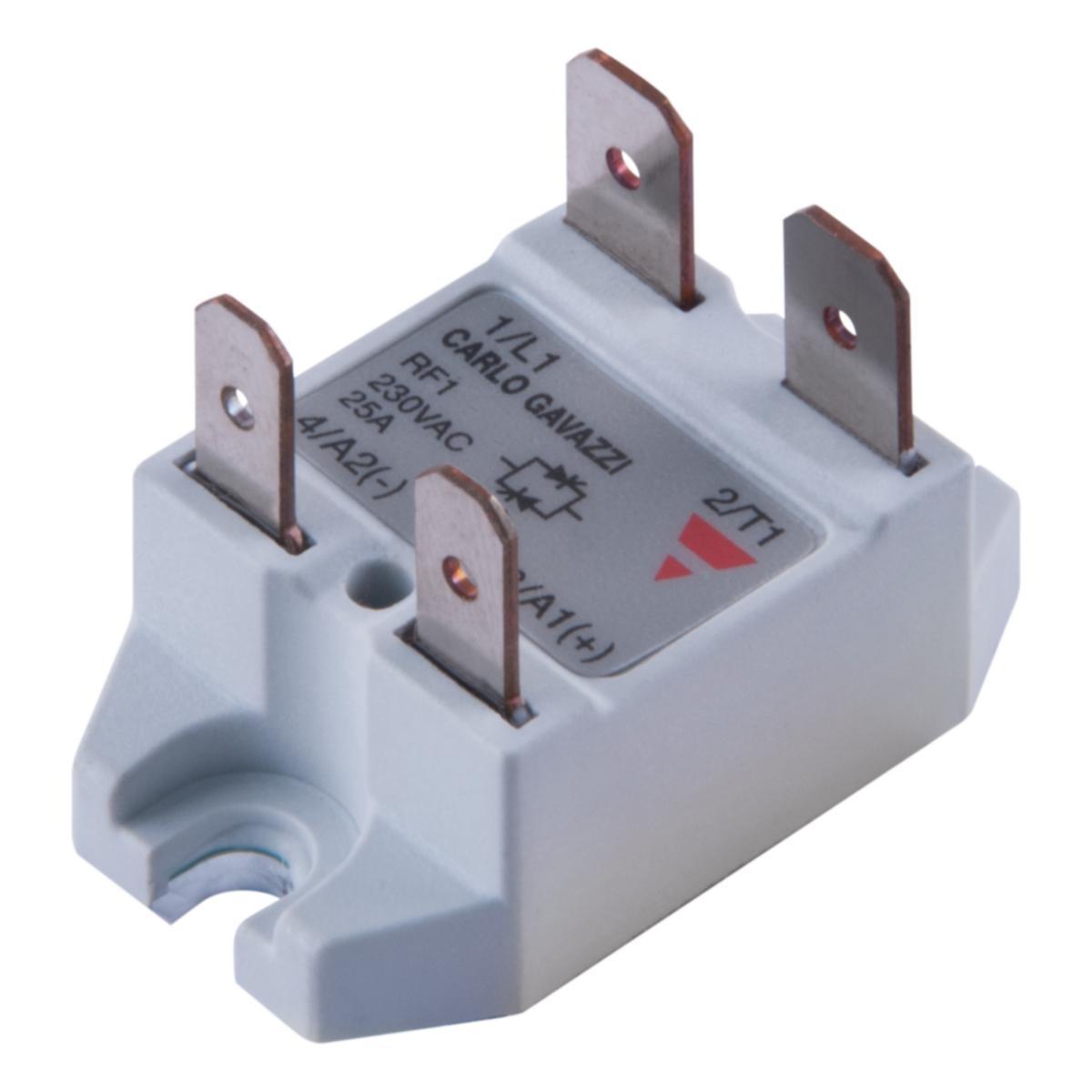 Halvledarrelä RF1 - RES SSR 1-P 230V/25A 24VDC 10P RF1A23D25