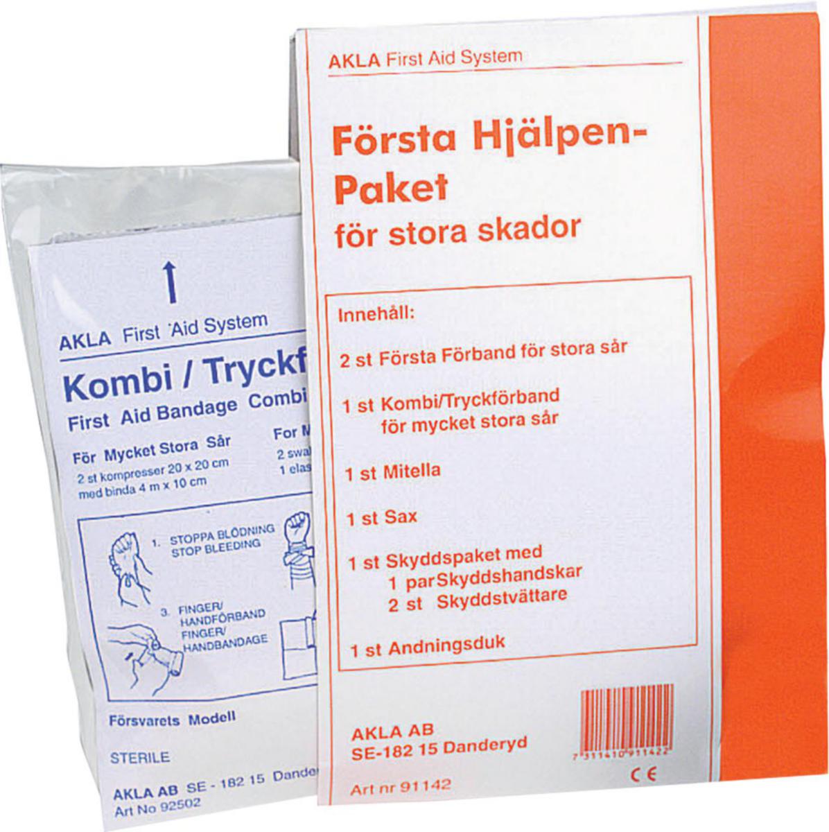 Första Hjälpen-paket AKLA 91142 - BEREDSKAPSKIT AKLA 91142 STL MEDIUM, KOMPLETT KIT