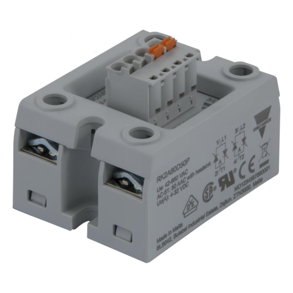 Halvledarkontaktor RK - SSR 2-P 600V/50A 1XDC-STYR PLG RK2A60D50P