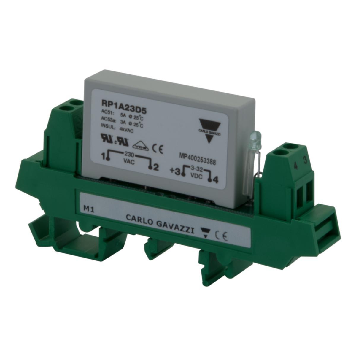 Halvledarrelä RP1 - SSR PCB 230V/5A DIN/RPM1 RP1A23D5M1