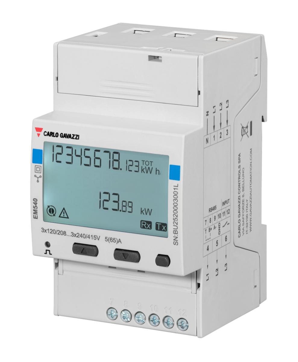 Elmätare EM540 - ENERGIMÄT 65A PULS EM540DINAV23XO1X