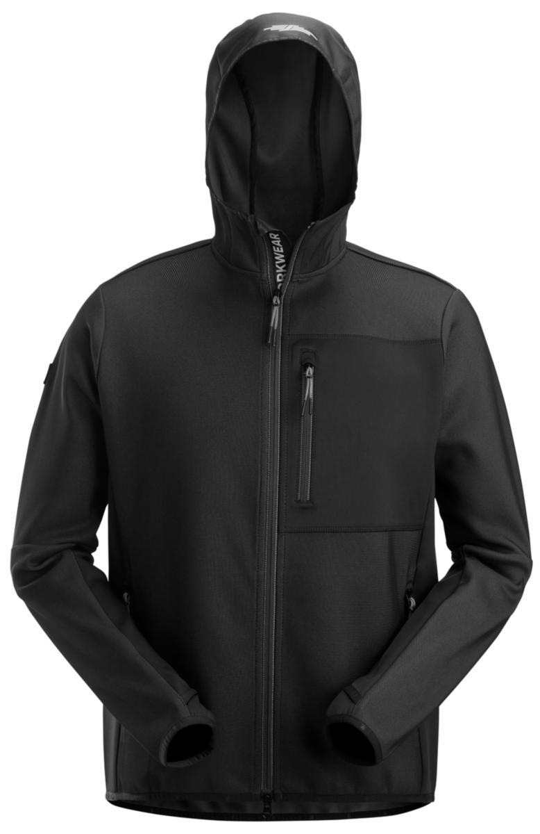Huvtröja Snickers 8044 - HUVJACKA SNICKERS 8044-0404 SVART FW STL XS