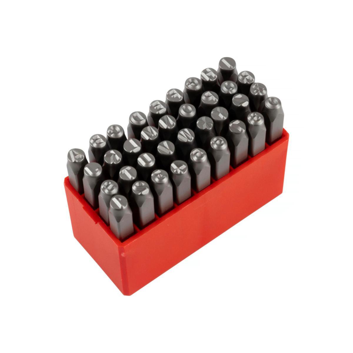 Bokstav- & sifferstans PELA - BOKSTAVS OCH SIFFERSTANS PEL 5MM, 36ST