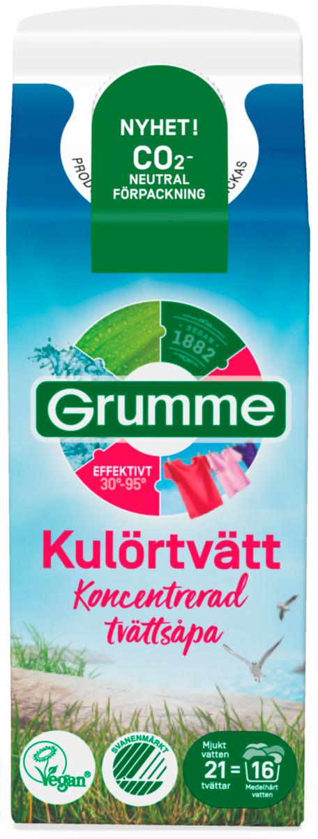 Tvättmedel flytande Grumme - GRUMME KULÖRTVÄTT 750ML 