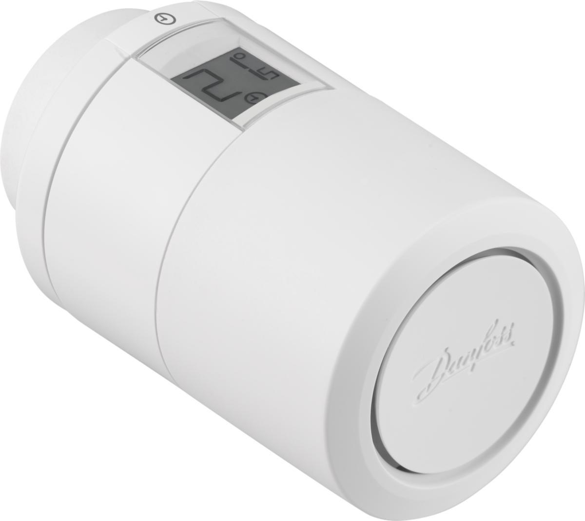 Termostat Eco, elektronisk, appstyrd, inkl adapter och batteri, Danfoss - TERMOSTAT ELEKTRONISK DANFOSS ECO INKL ADAPTER OCH BATTERI