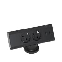 Bordsenhet Axessline Desk 2xSchucko 2xUSB
