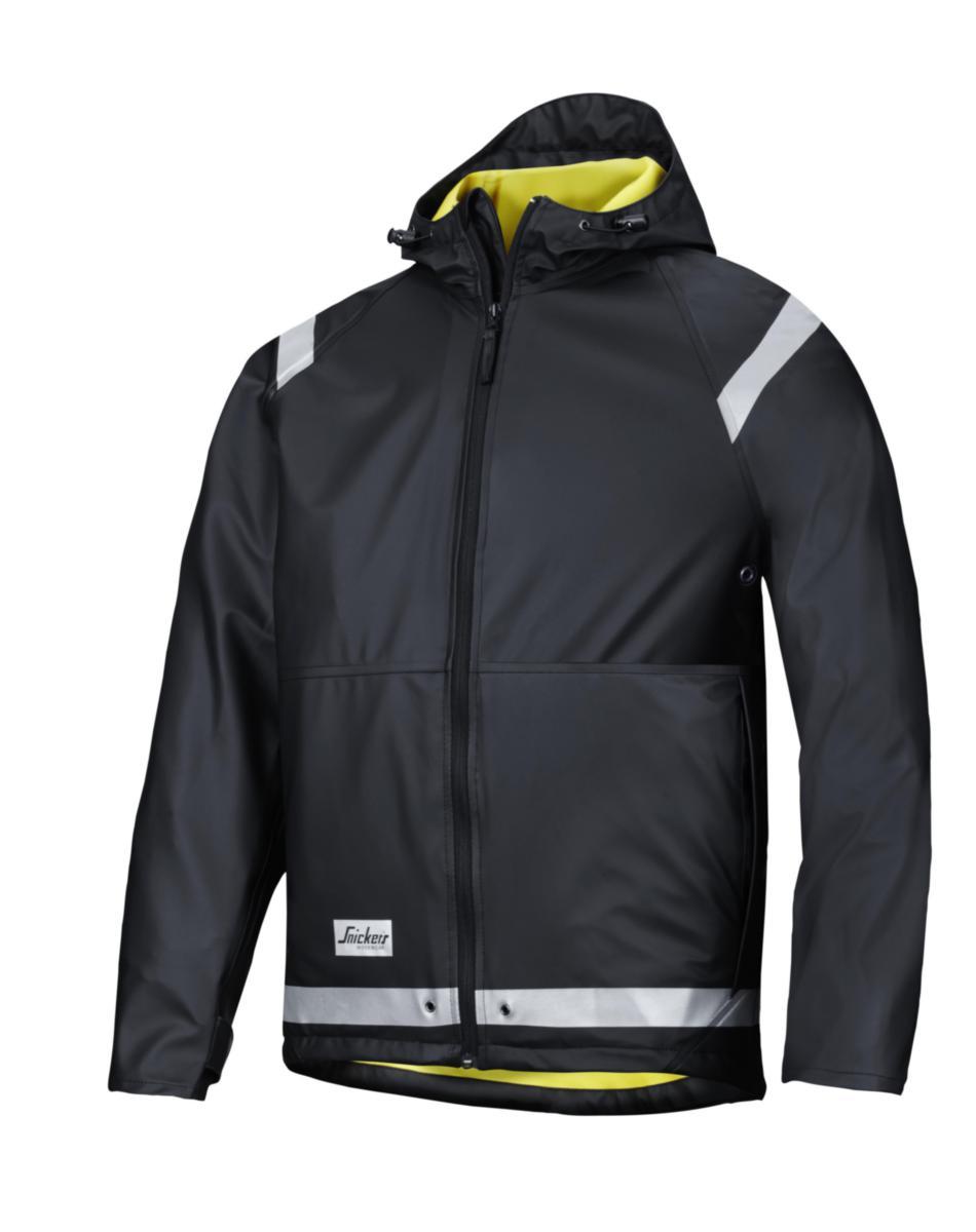 Regnjacka Snickers 8200 - REGNJACKA SNICKERS 8200 SVART PU STL M