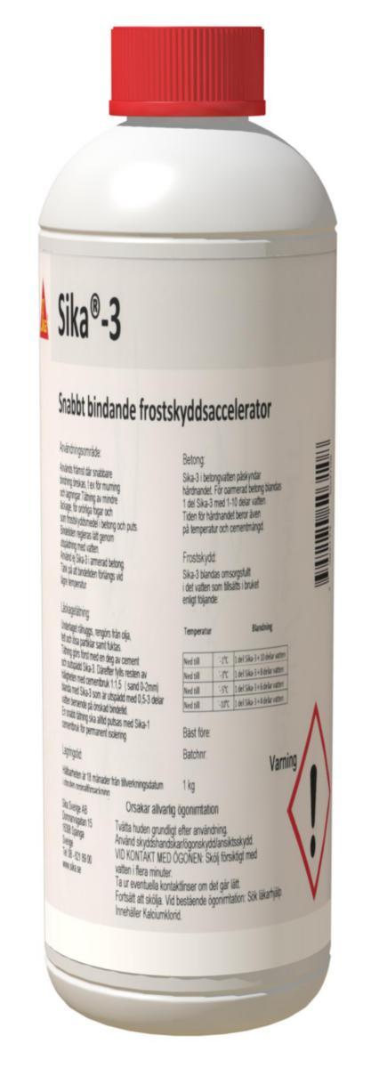 Frostskyddstillsats, Sika–3 - KÖLDTILLSATS SIKA-3 SIKA 1KG