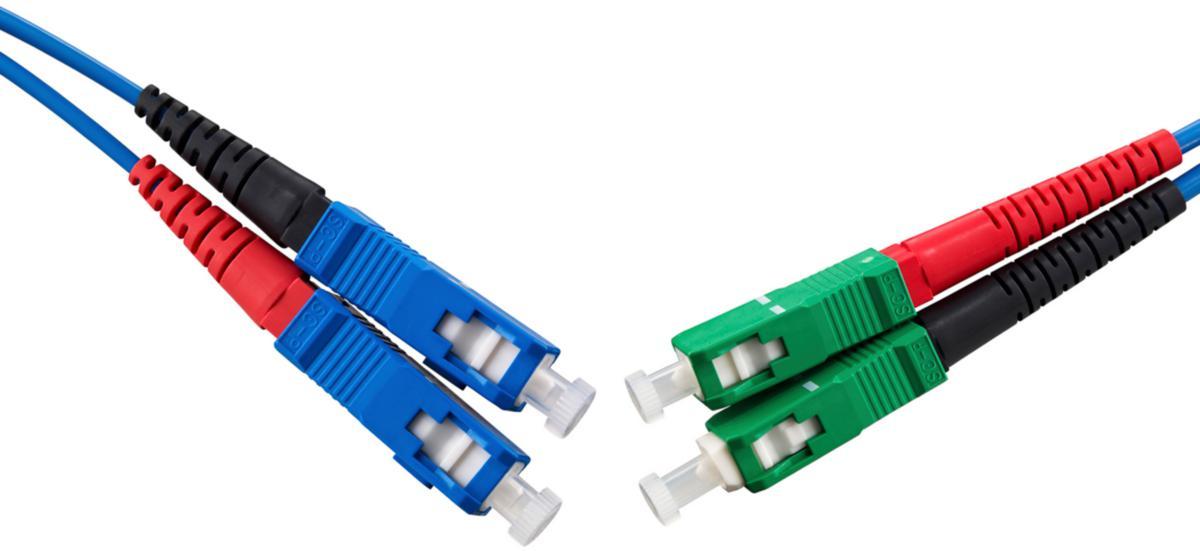 Fiberkablage FTTX SM Duplex SC/UPC-SC/APC - PATCH DX SM SC/UPC-SC/APC 7.5M EM-KSUSA-0075-FTTX