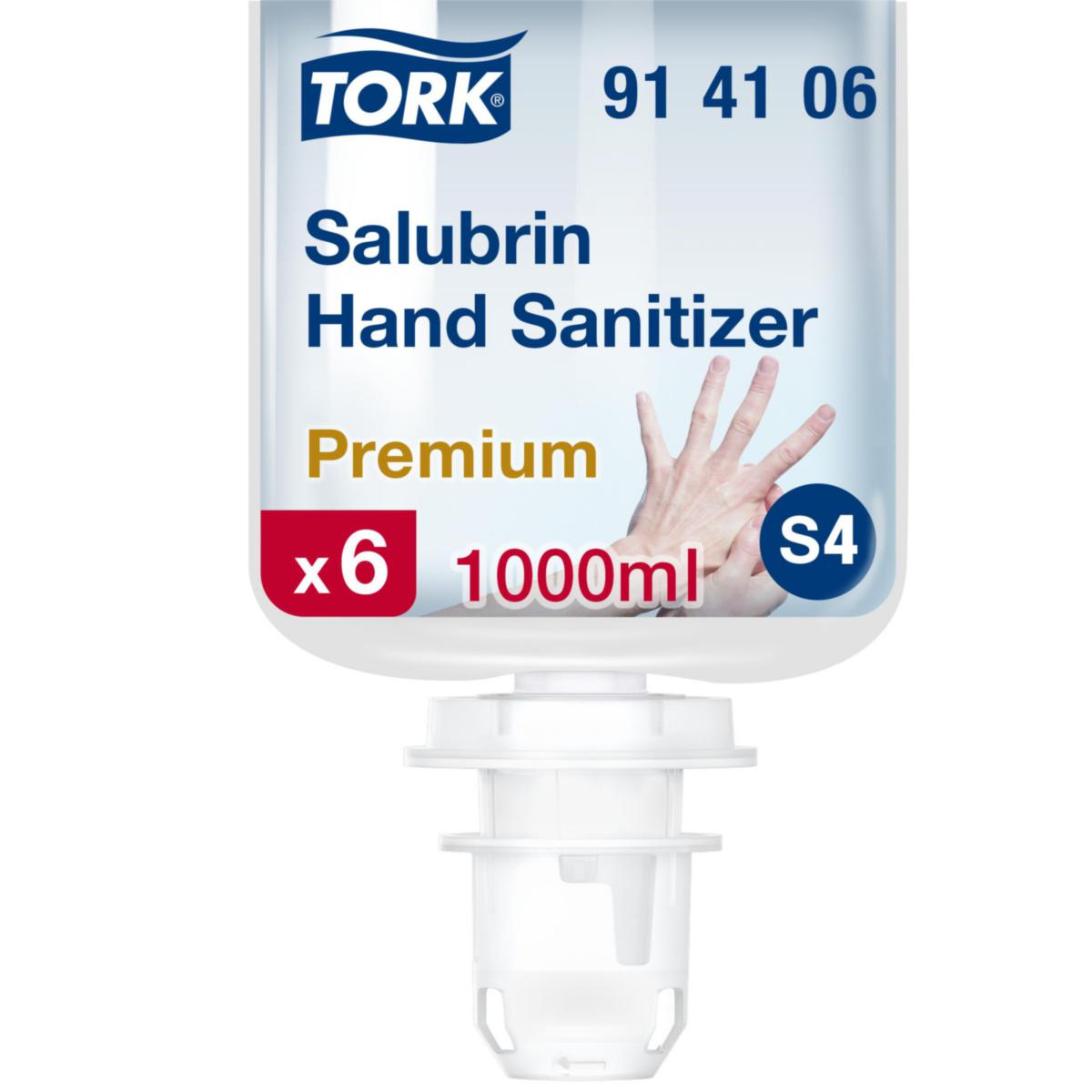 Handdesinfektion Tork Salubrin alkoholgel S4 - HANDDESINFEKTION TORK SALUBRIN ALKOHOLGEL S4 1000 ML
