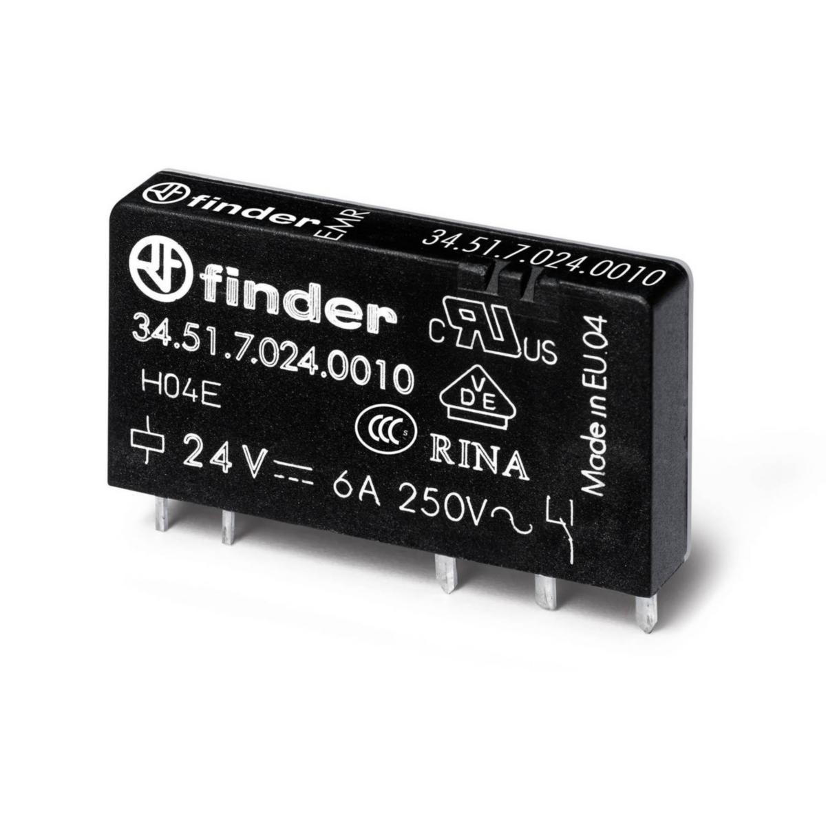 Relä typ 34 - RELÄ 34 1P 24VDC F345170240010