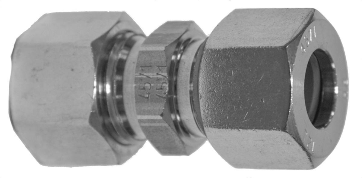 Rak koppling rostfria Typ G - 6 SKÄRRINGSKOPPLING RAK TYP G 1.4571 EN 8434-1