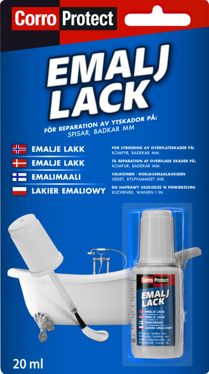 Emaljlack CorroProtect - EMALJLACK OCH BÄTTRINGSFÄRG VATTEN/VÄRMEBESTÄNDIG 20 ML