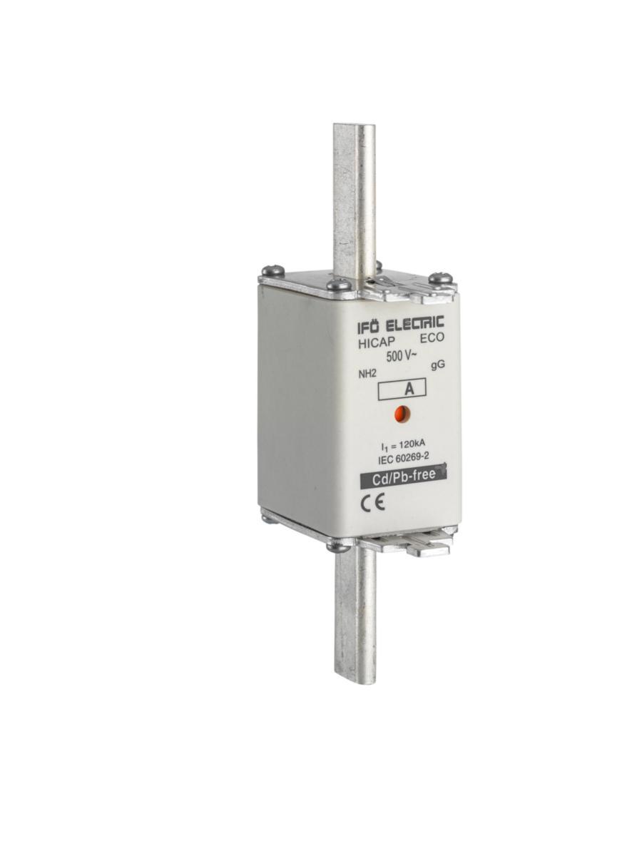 Ifö Hicap, ECO, glgG-gG, storlek 2, 500V - KNIVSÄKRING ECO 80A/2 gLgG 500V