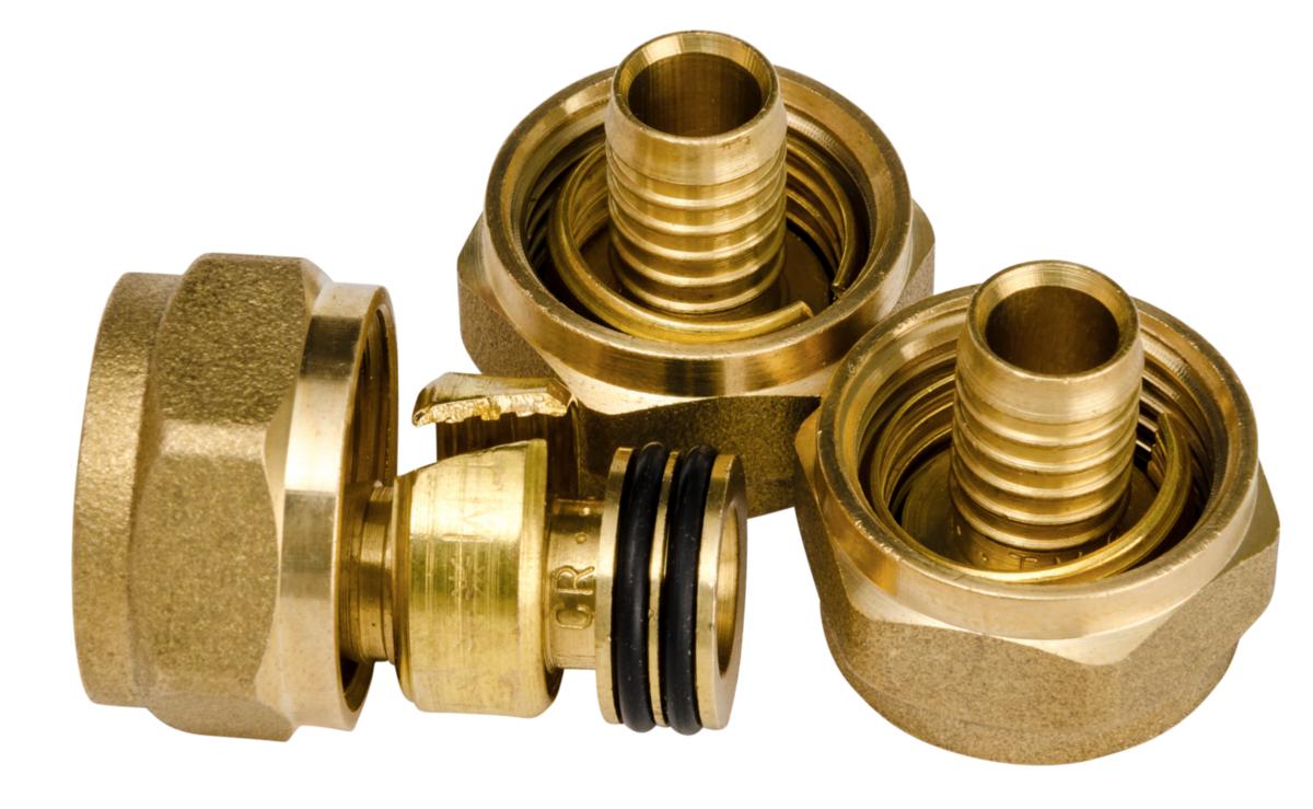 Rör-i-rör, kopplingsset PEX, 3-pack - KOPPLINGSSET PEX 15X2.5 3ST