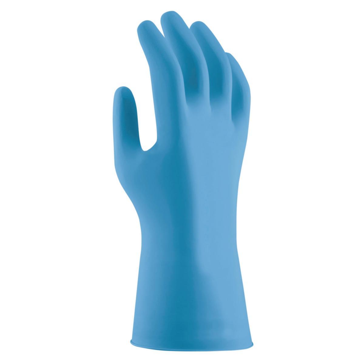 Engångshandske UVEX U-fit Strong N2000 60962 - ENGÅNGSHANDSKE U-FIT STRONG N2000 0.2 MM NITRIL BLÅ STL S