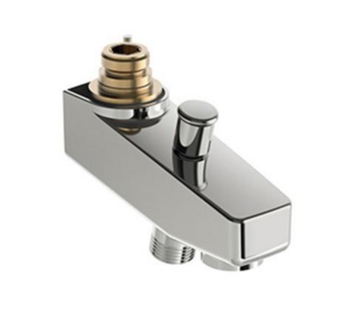 Utloppspip med dragomkastare, Safira, Oras, 73 mm - UTLOPPSPIP ORAS 73MM KROM MED DRAGOMKASTARE 8440583