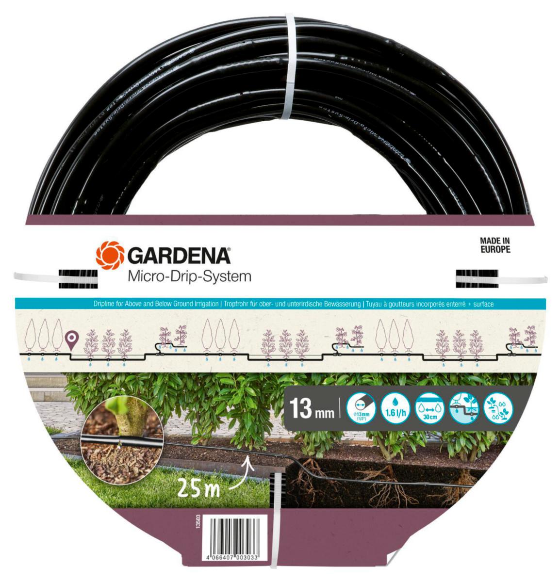 Droppslang Gardena ovan & under jord - DROPPSLANG GARDENA OVAN & UNDER JORD 25 M